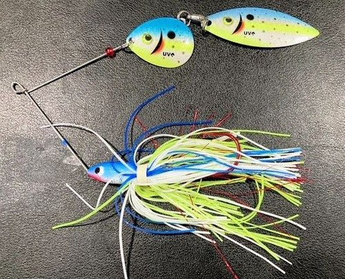 LEENA LURE'S PRO MINNOW SERIES UV SPINNERBAIT - Image 3