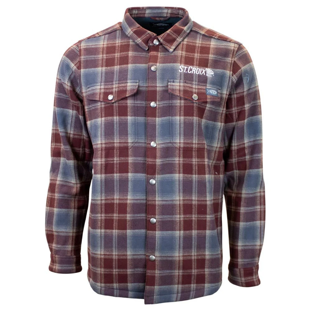 MEN'S STOUT SHACKET W/ ST. CROIX LOGO