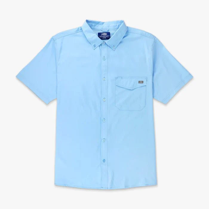 PALOMAR TECH SHORT SLEEVE BUTTON DOWN W/ ST. CROIX LOGO